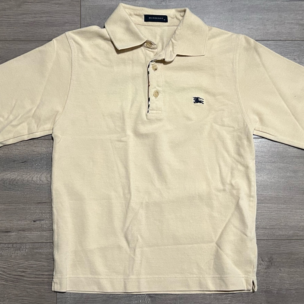 Burberry Kids Polo Shirt Long Sleeve